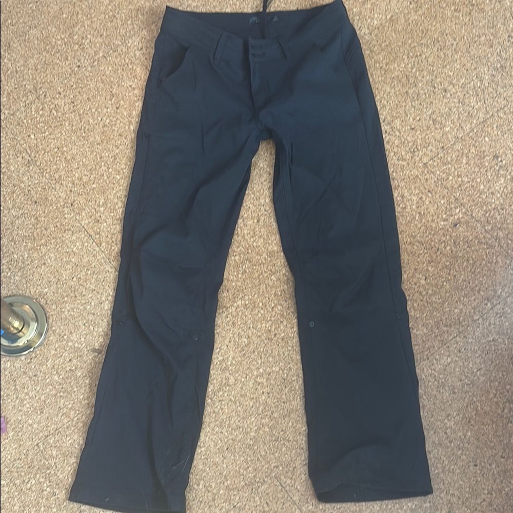 Prana Black Straight Leg Pants “Halle”